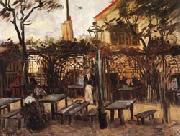 Vincent Van Gogh The Guingette at Montmartre oil painting reproduction